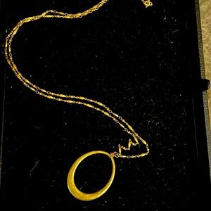 Silpada 22 inch long brass necklace very cute with skirts and a cute top